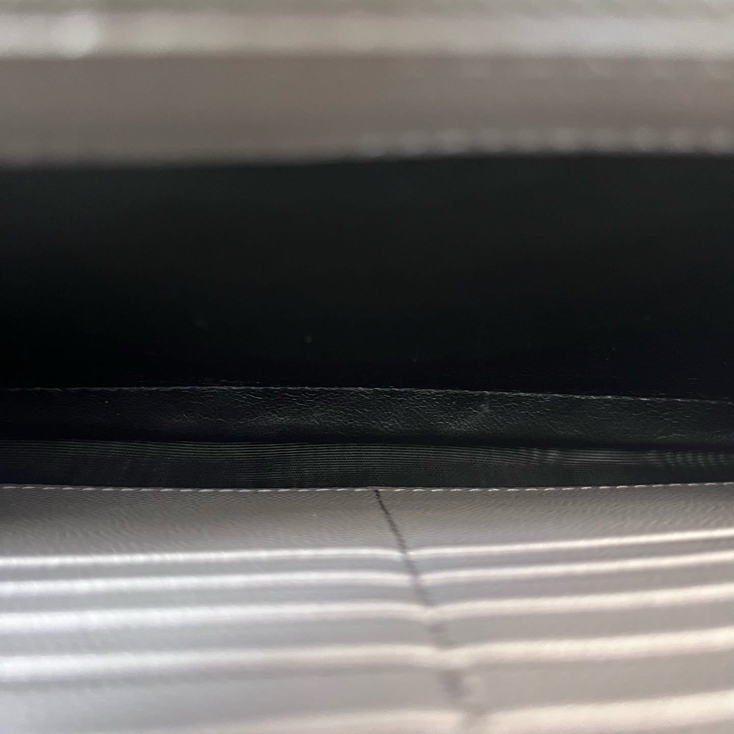 Saint Laurent - Envelope - Leather - Grey - (small)