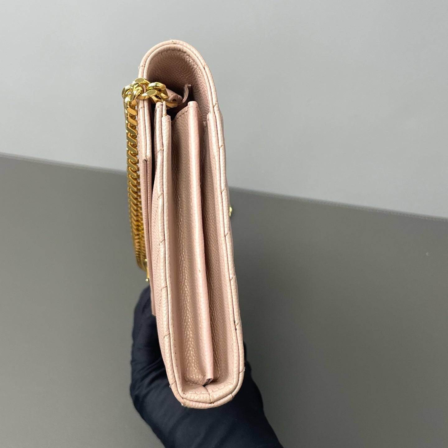 Saint Laurent - Envelope - Leather - Pink - (mini)