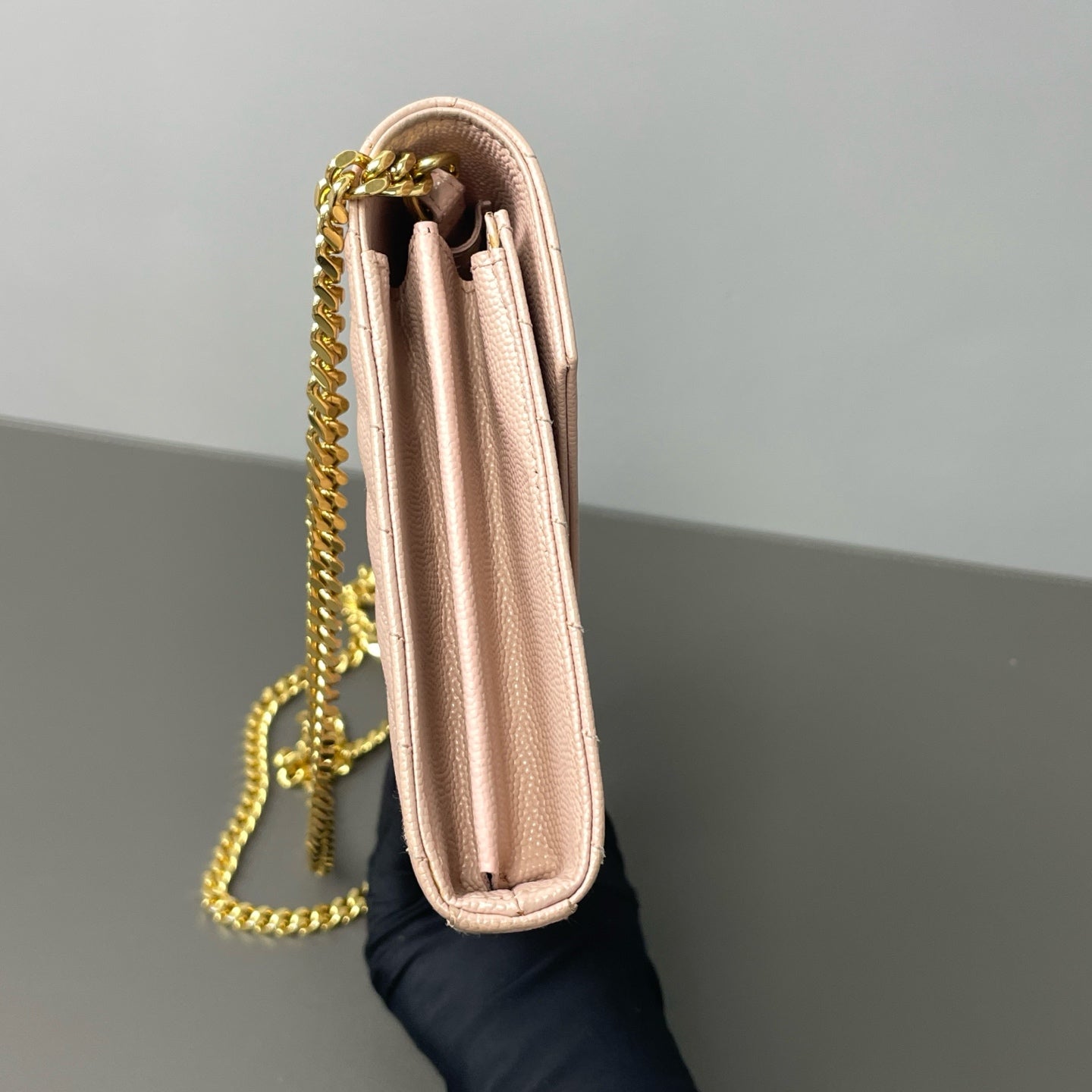 Saint Laurent - Envelope - Leather - Pink - (mini)
