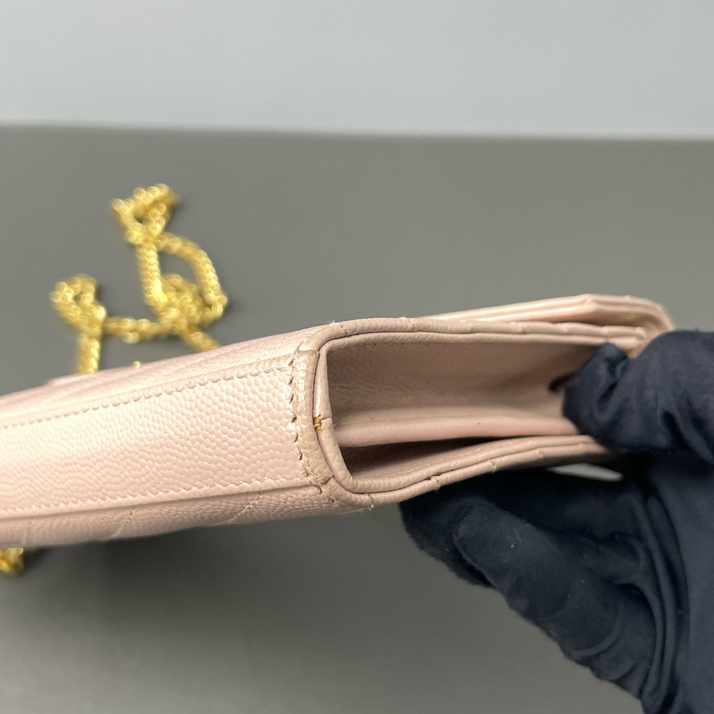Saint Laurent - Envelope - Leather - Pink - (mini)