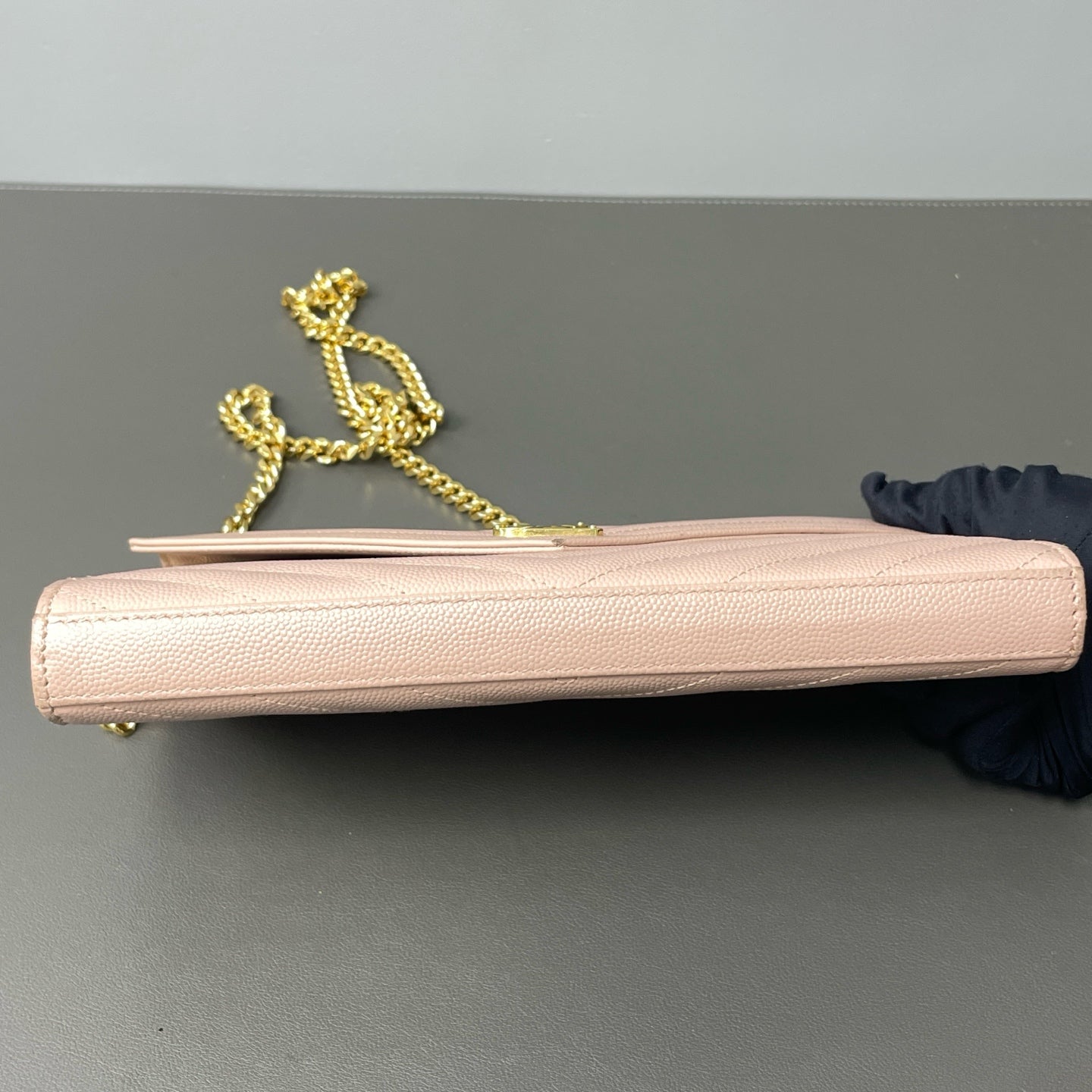 Saint Laurent - Envelope - Leather - Pink - (mini)