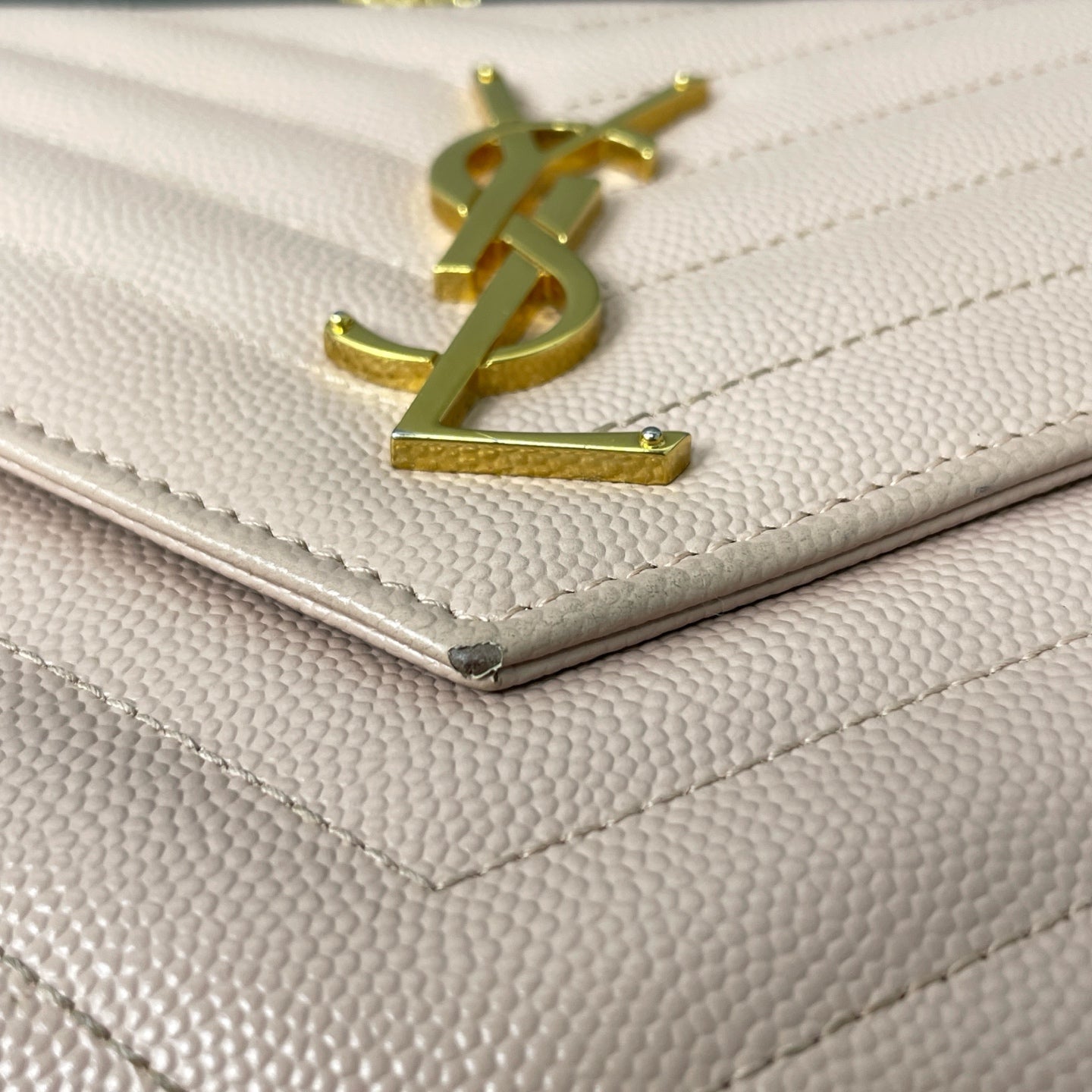 Saint Laurent - Envelope - Leather - Pink - (mini)