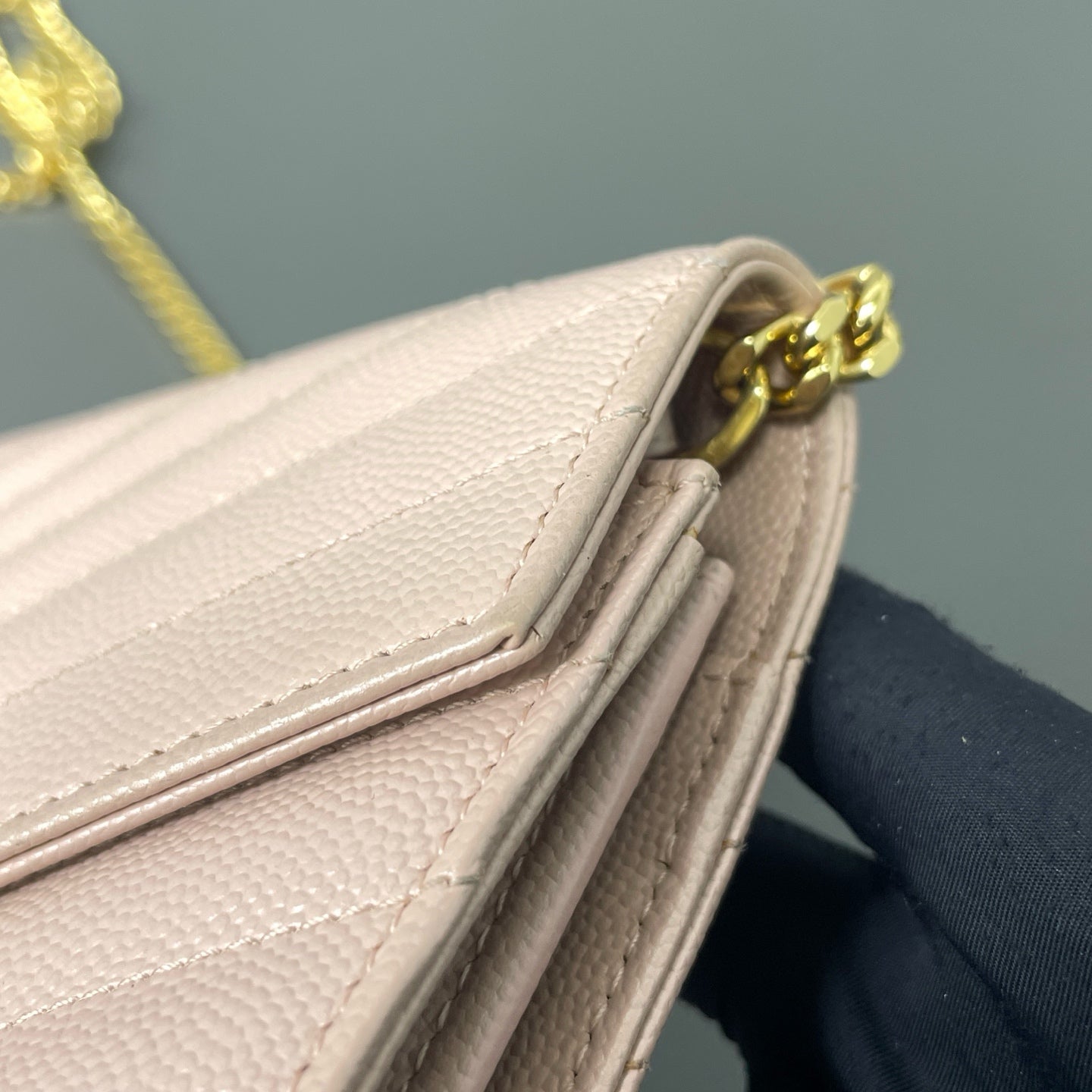 Saint Laurent - Envelope - Leather - Pink - (mini)