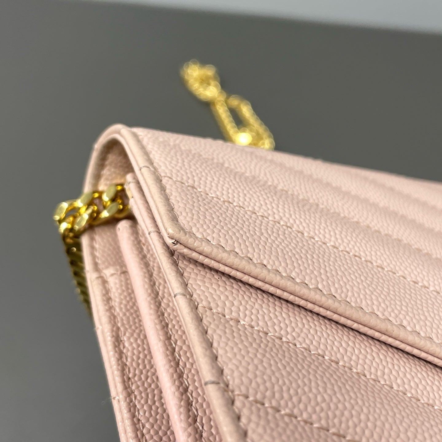 Saint Laurent - Envelope - Leather - Pink - (mini)