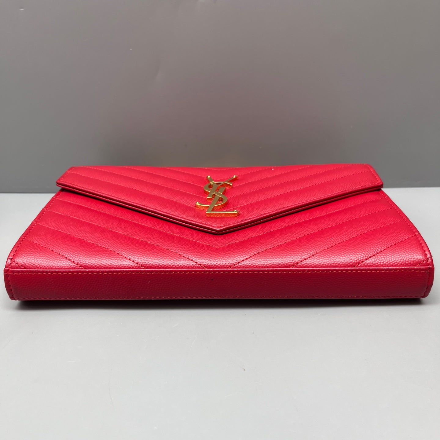 Saint Laurent - Envelope - Leather - Red - (mini)