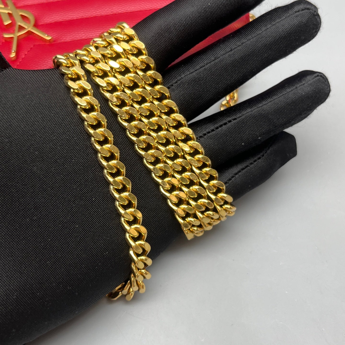 Saint Laurent - Envelope - Leather - Red - (mini)