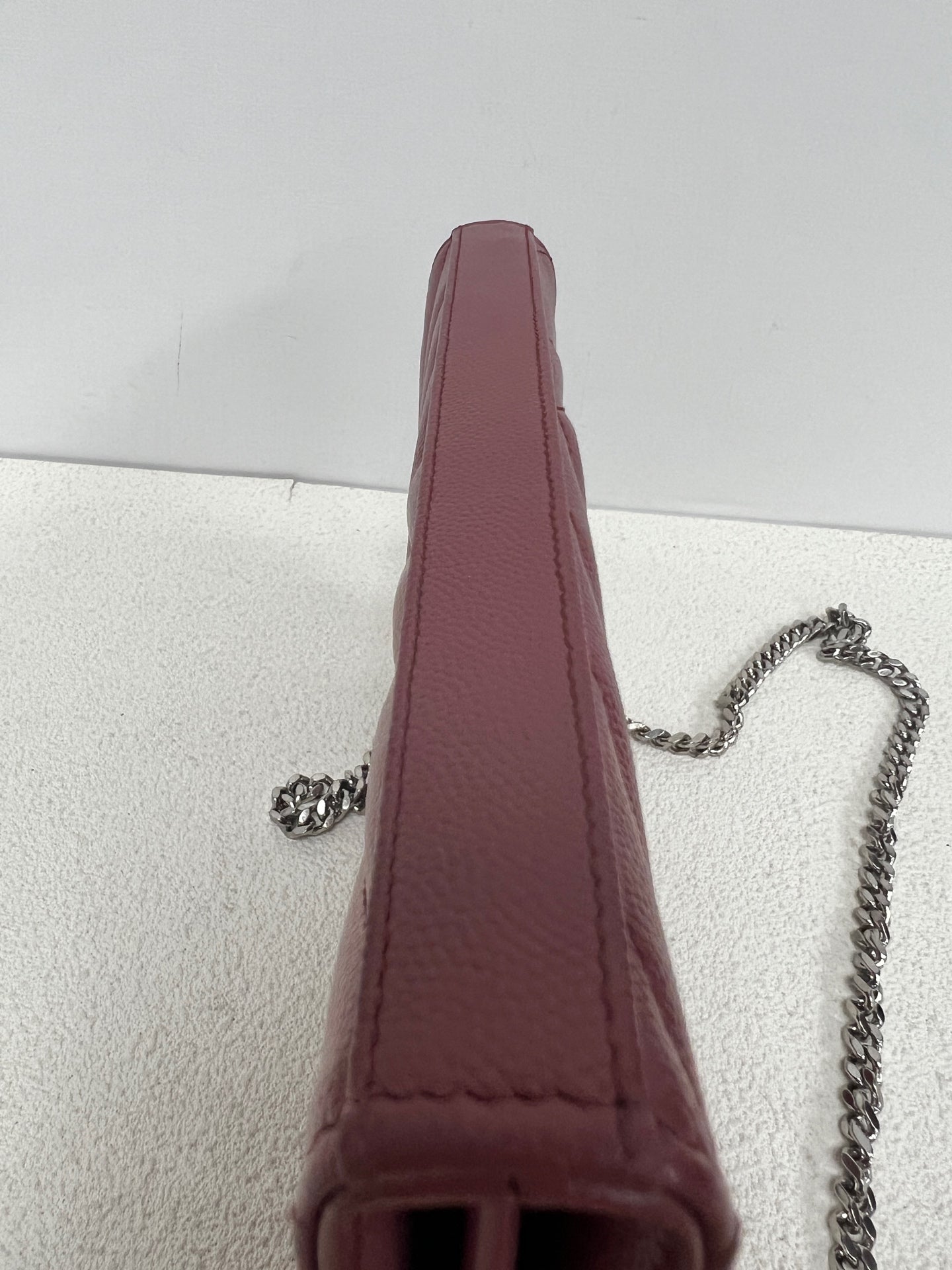 Saint Laurent - Envelope - Leather - Red - (small)