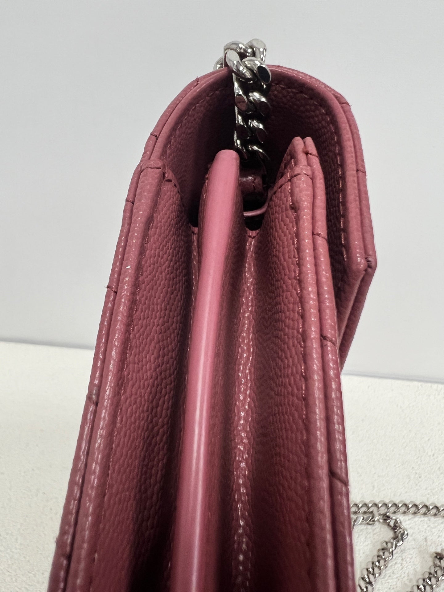 Saint Laurent - Envelope - Leather - Red - (small)