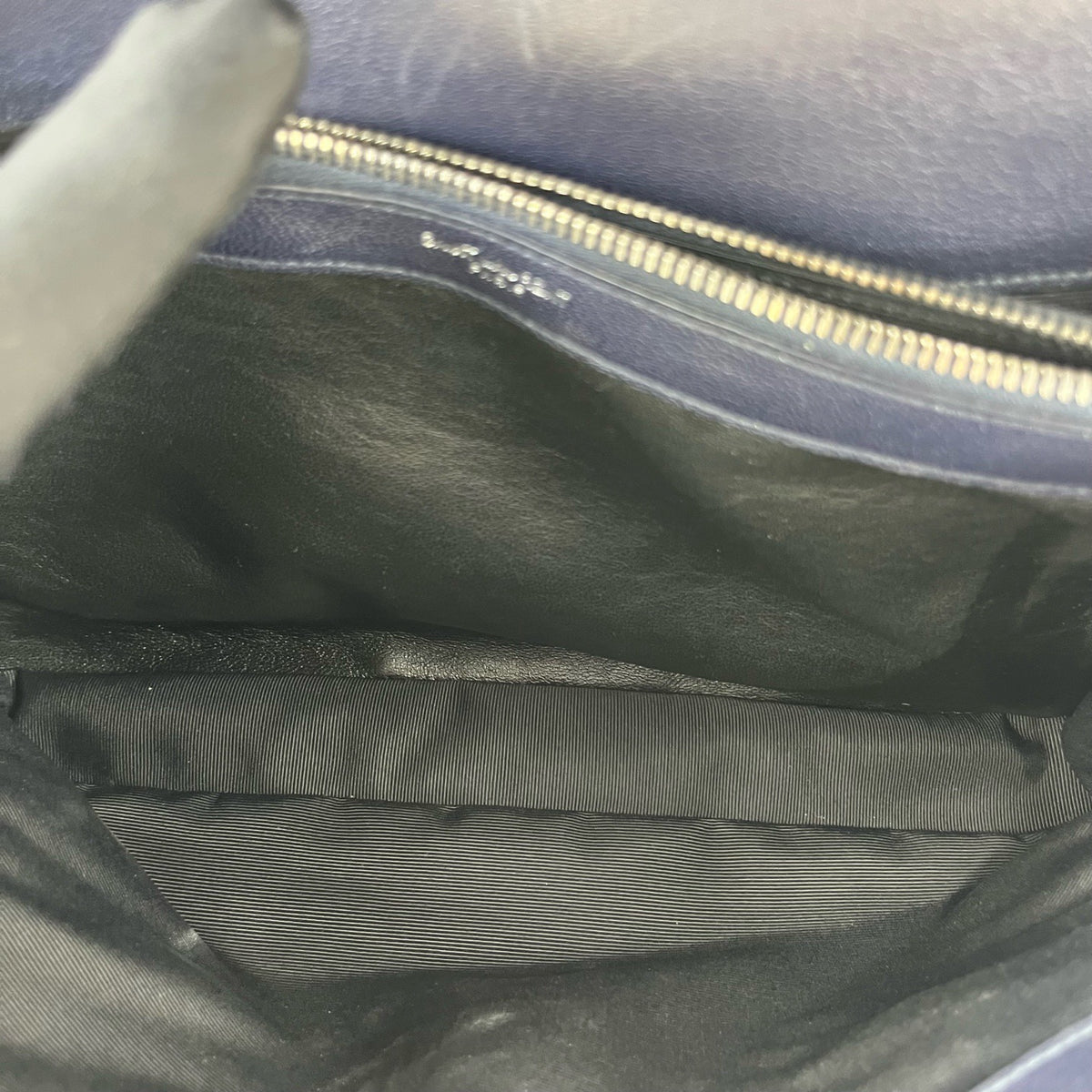 Saint Laurent - Envelope Messenger Bag - Leather - Black - (large)
