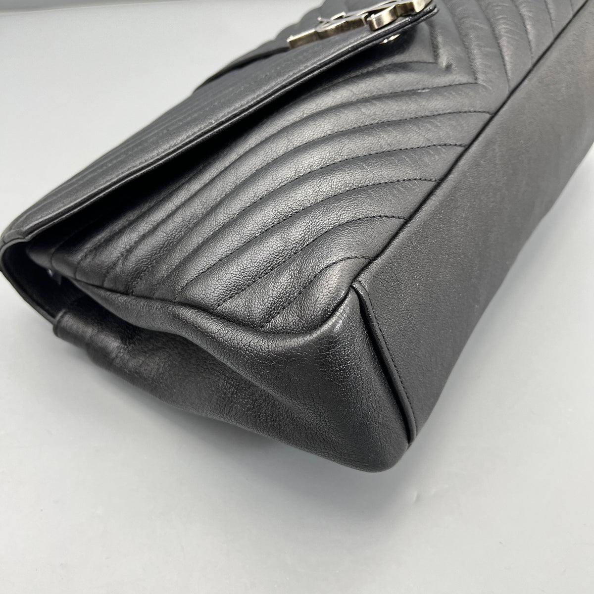 Saint Laurent - Envelope Messenger Bag - Leather - Black - (large)