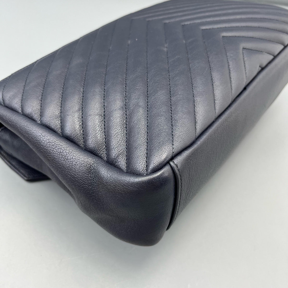 Saint Laurent - Envelope Messenger Bag - Leather - Black - (large)