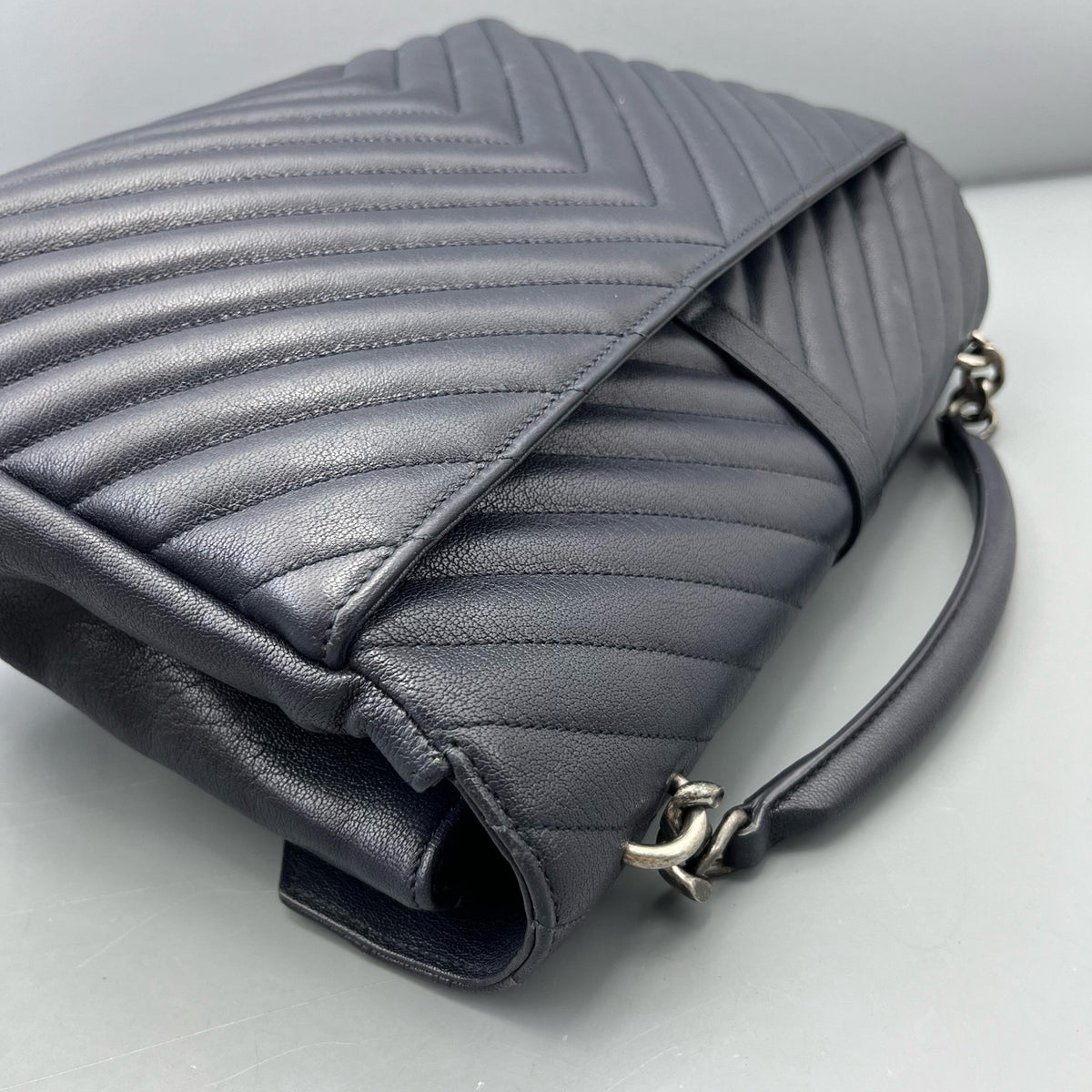 Saint Laurent - Envelope Messenger Bag - Leather - Black - (large)