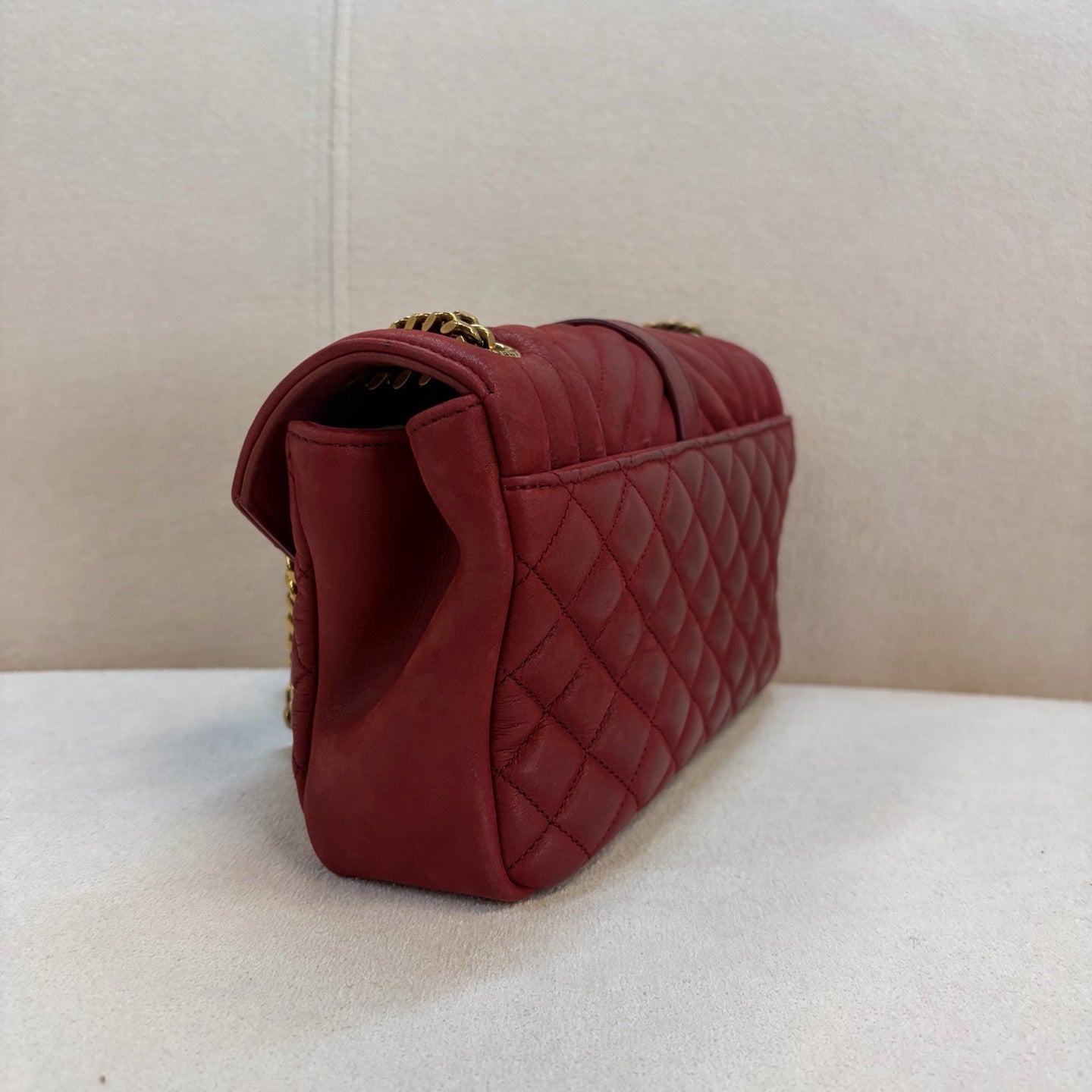 Saint Laurent - Envelope - Synthetic - Red - (medium)