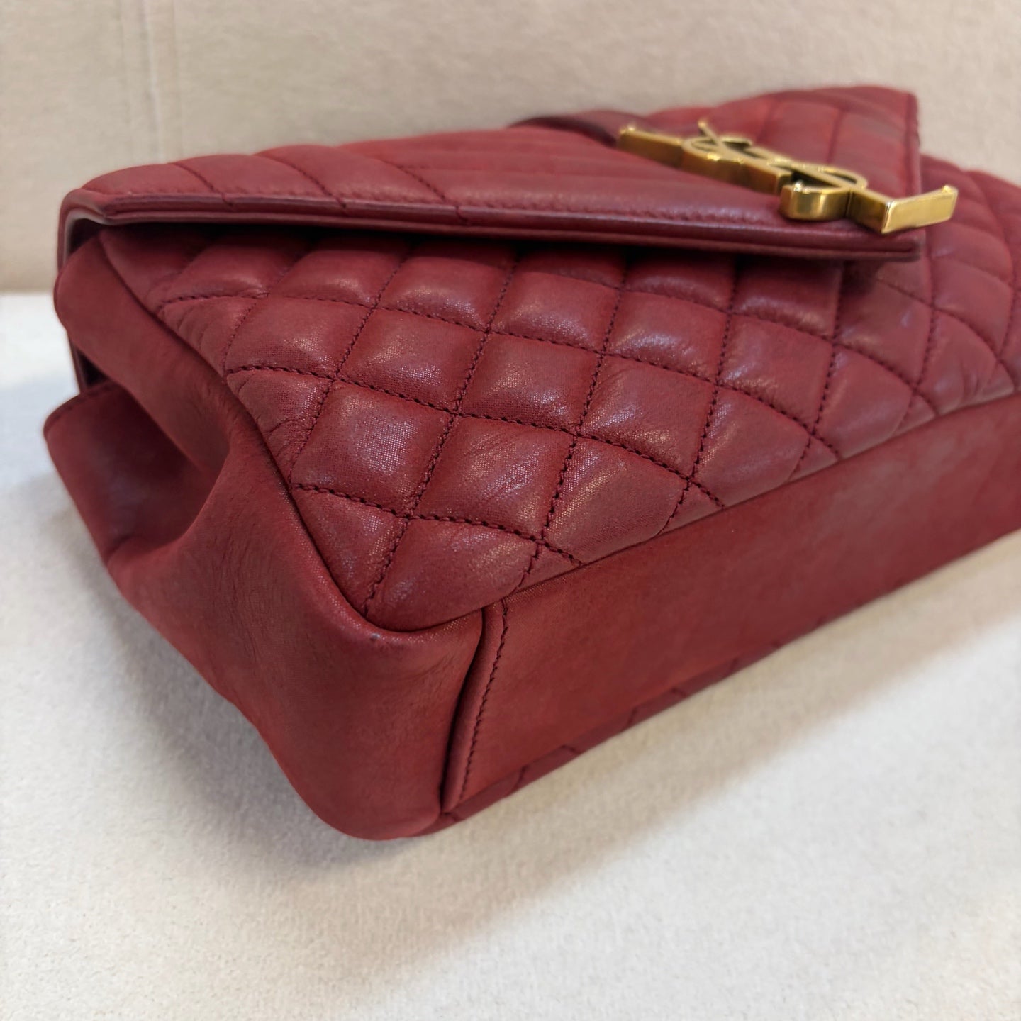 Saint Laurent - Envelope - Synthetic - Red - (medium)