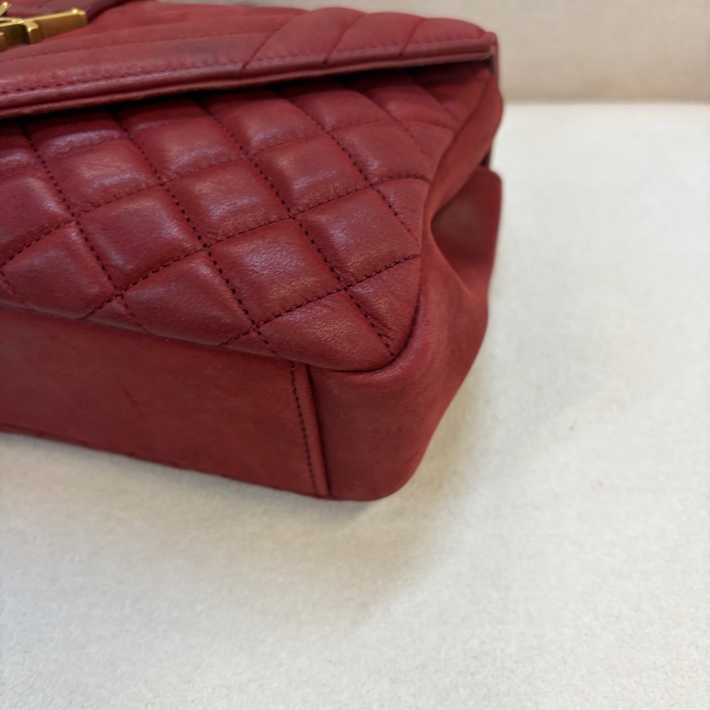 Saint Laurent - Envelope - Synthetic - Red - (medium)