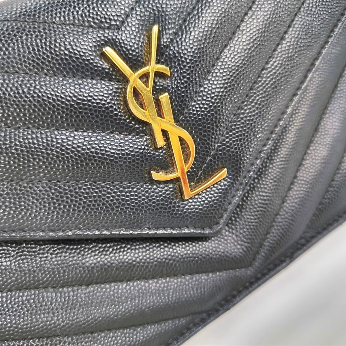 Saint Laurent - Envelope WOC - Leather - Black - (mini)