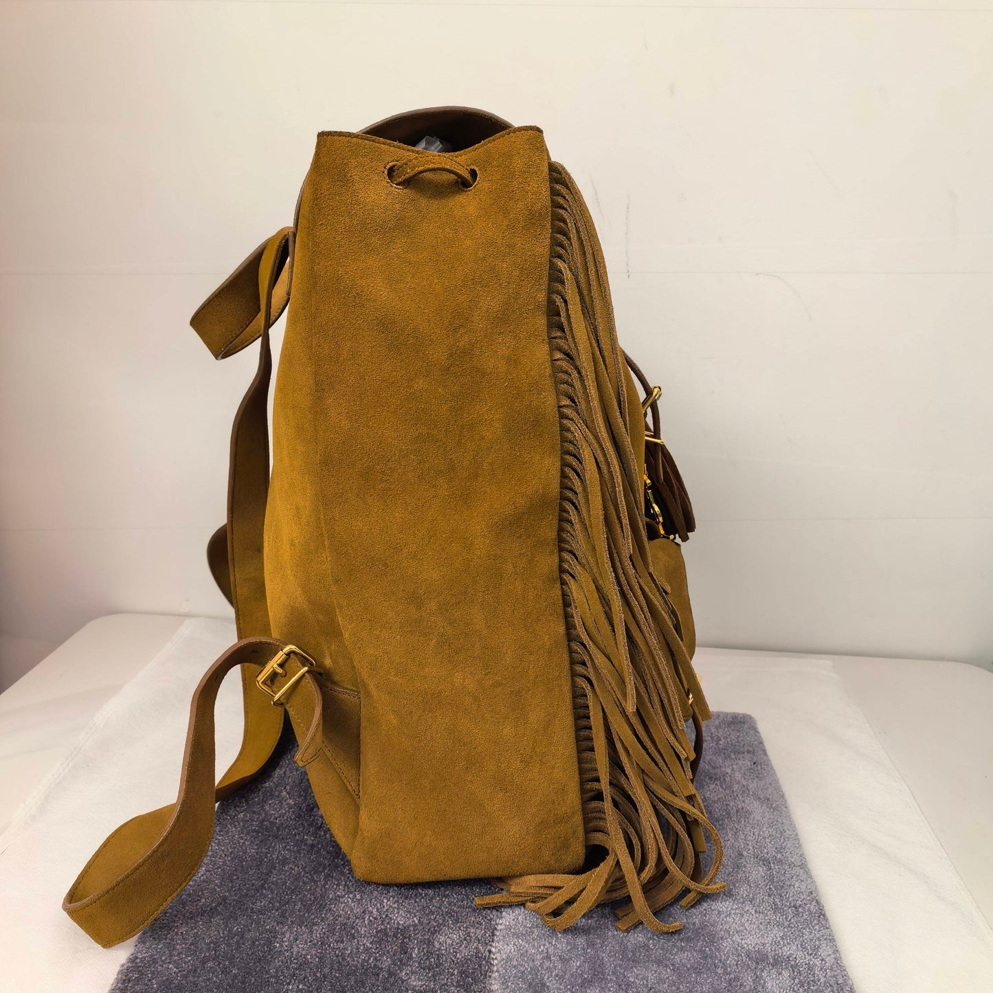 Saint Laurent - Festival - Suede - Brown - (medium)