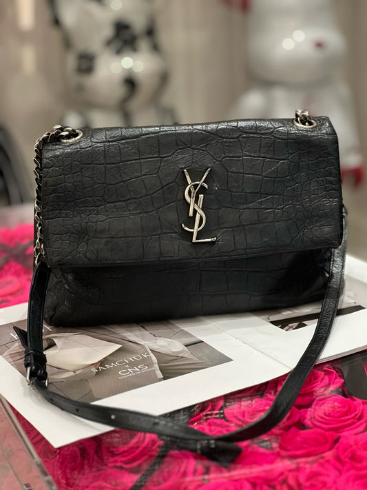 Saint Laurent - Flap Bag - Leather - Black - (medium)
