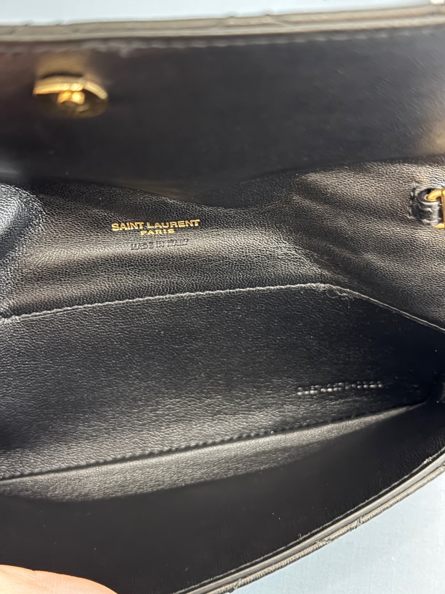 Saint Laurent - GABY - Leather - Black