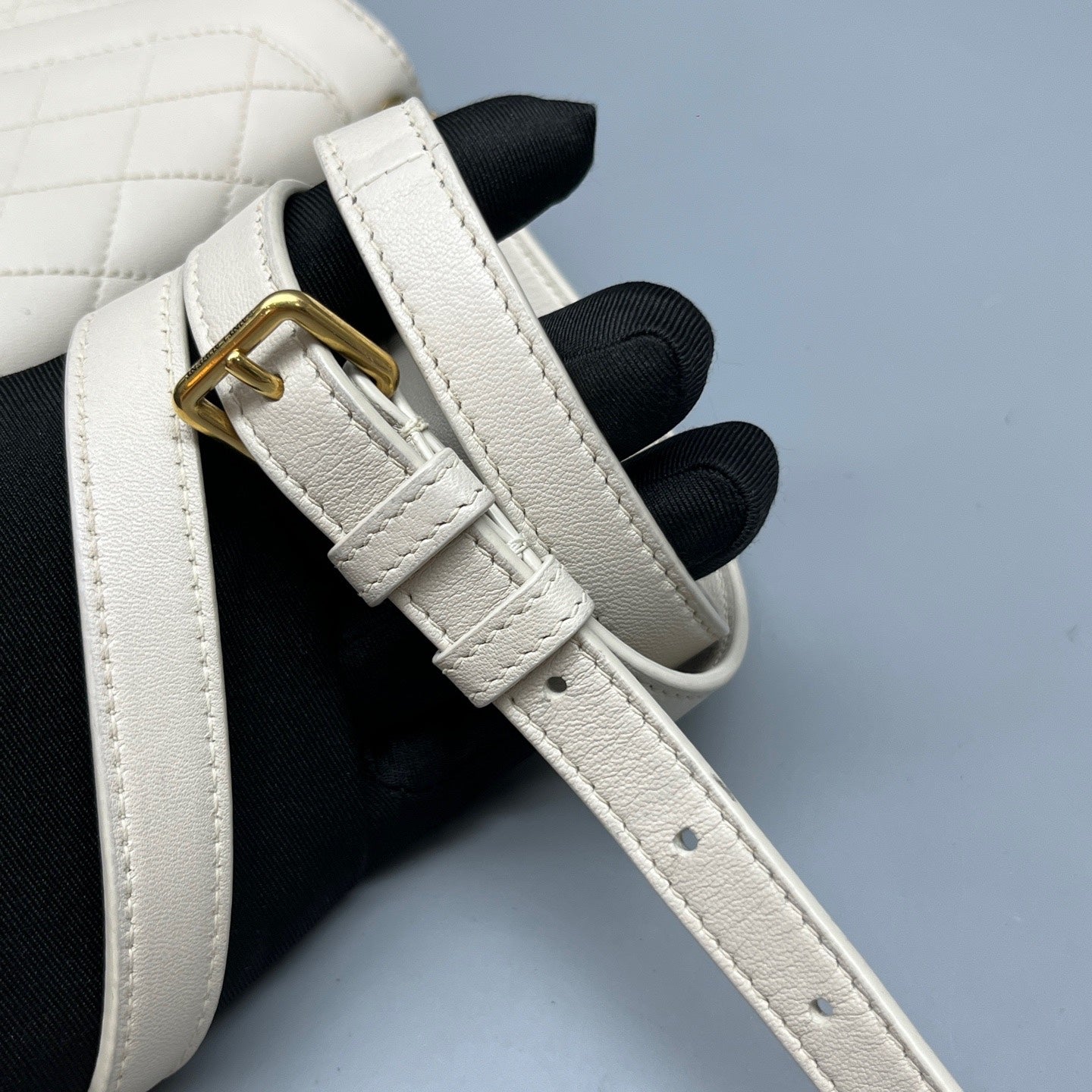 Saint Laurent - Gaby Envelope Bag - Leather - White - (small)
