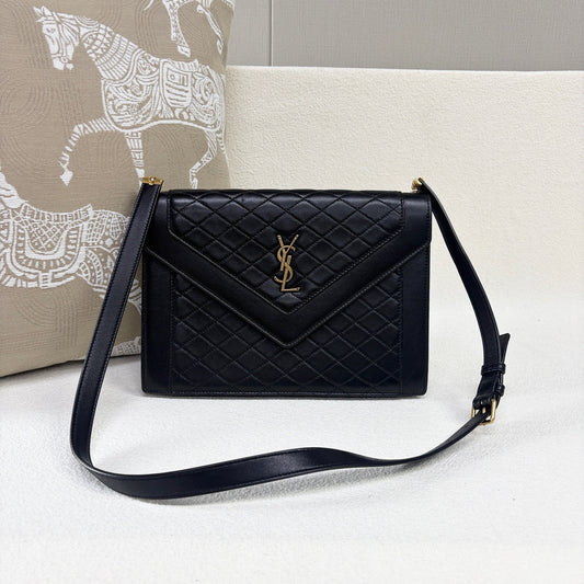 Saint Laurent - Gaby - Leather - Black - (medium)
