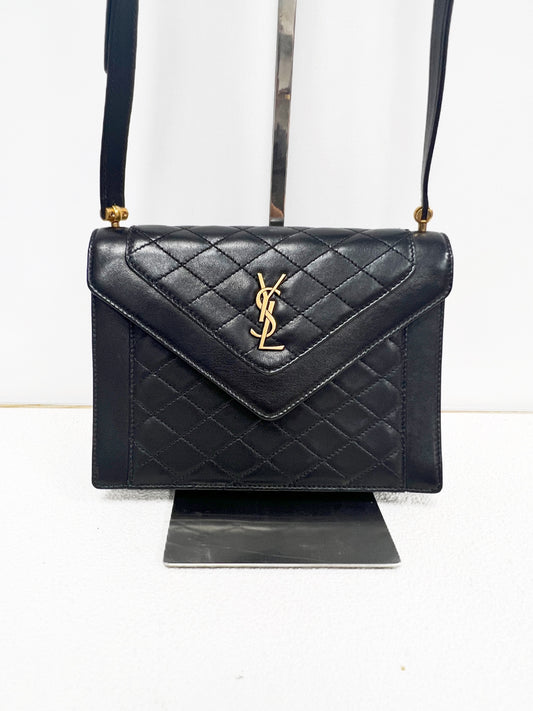 Saint Laurent - Gaby - Leather - Black - (small)