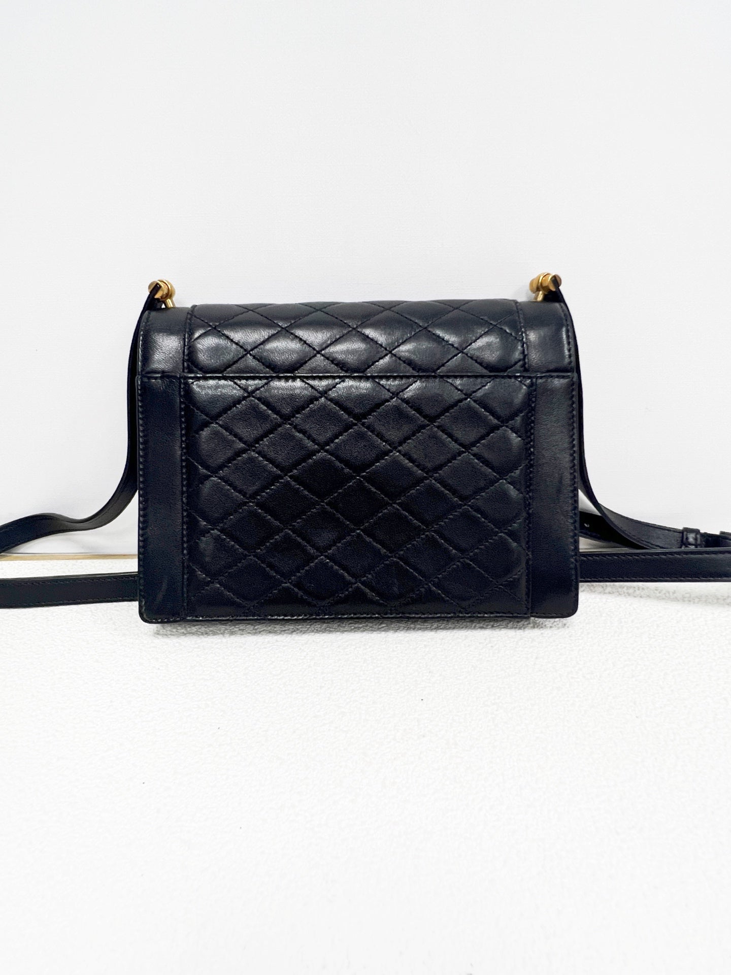 Saint Laurent - Gaby - Leather - Black - (small)