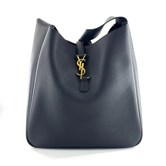 Saint Laurent - Hobo Bag - Leather - Black - (Large)