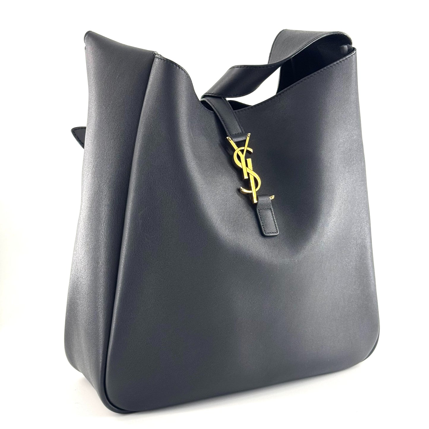 Saint Laurent - Hobo Bag - Leather - Black - (Large)
