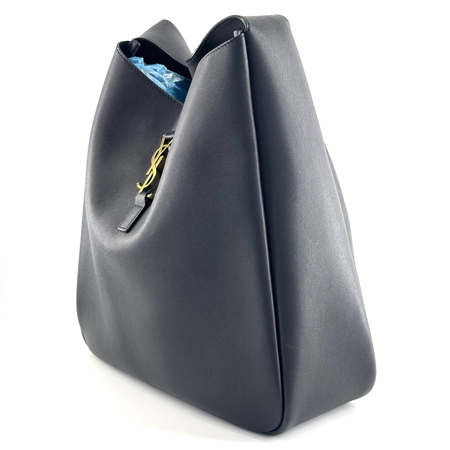 Saint Laurent - Hobo Bag - Leather - Black - (Large)
