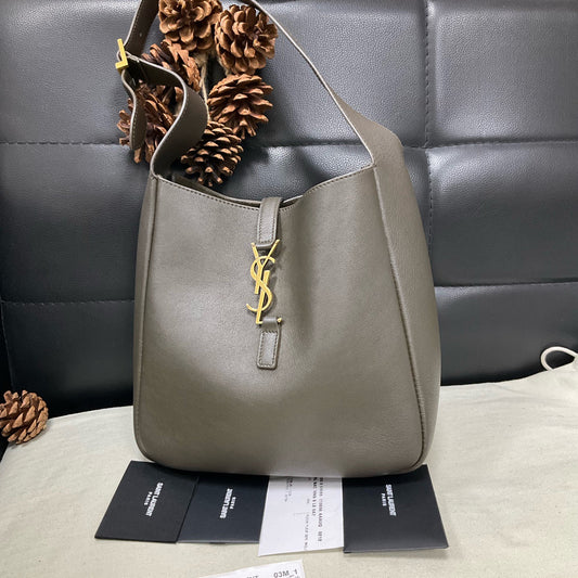 Saint Laurent - Hobo Bag - Leather - Green - (Other)