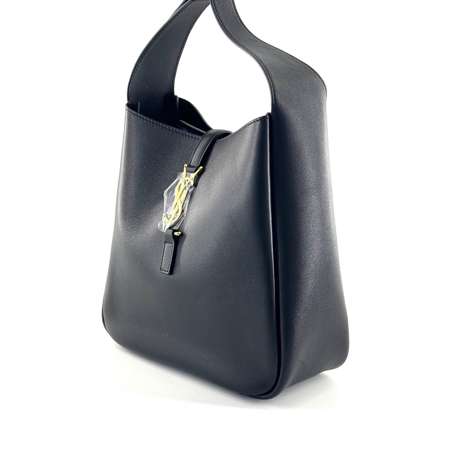 Saint Laurent - Hobo - Calfskin leather - Black - (small)