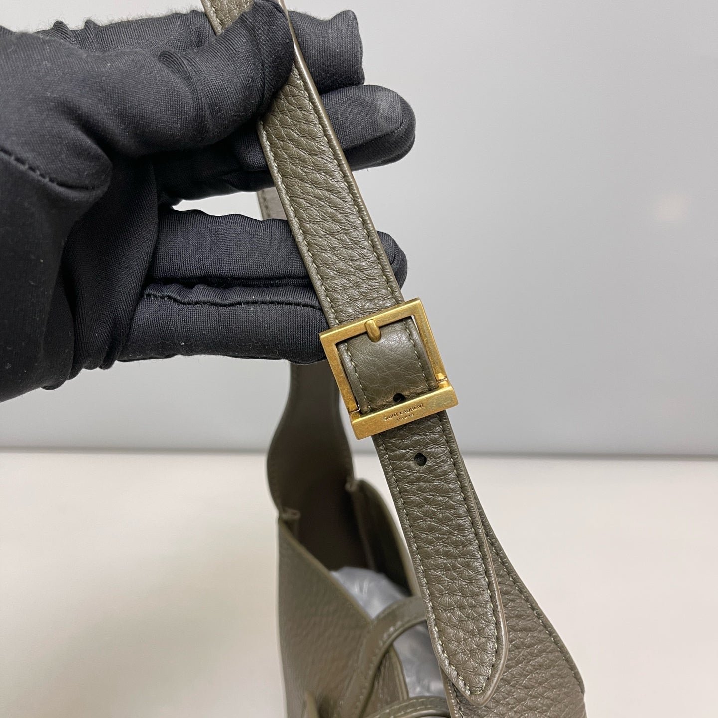 Saint Laurent - Hobo - Leather - Green - (mini)