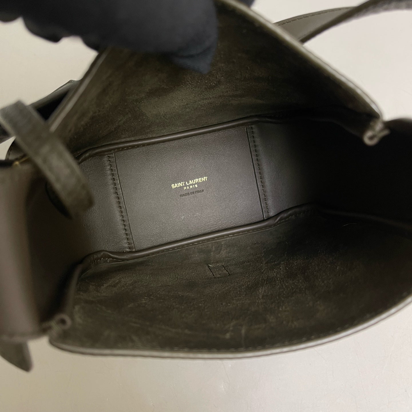 Saint Laurent - Hobo - Leather - Green - (mini)