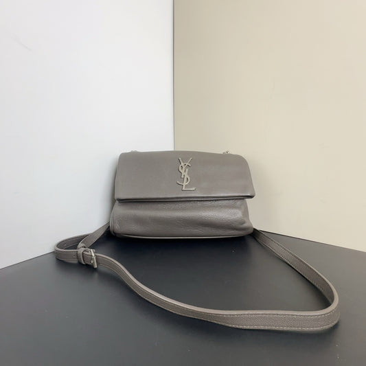 Saint Laurent - Hollywood Chain Bag - Leather - Grey - (medium)
