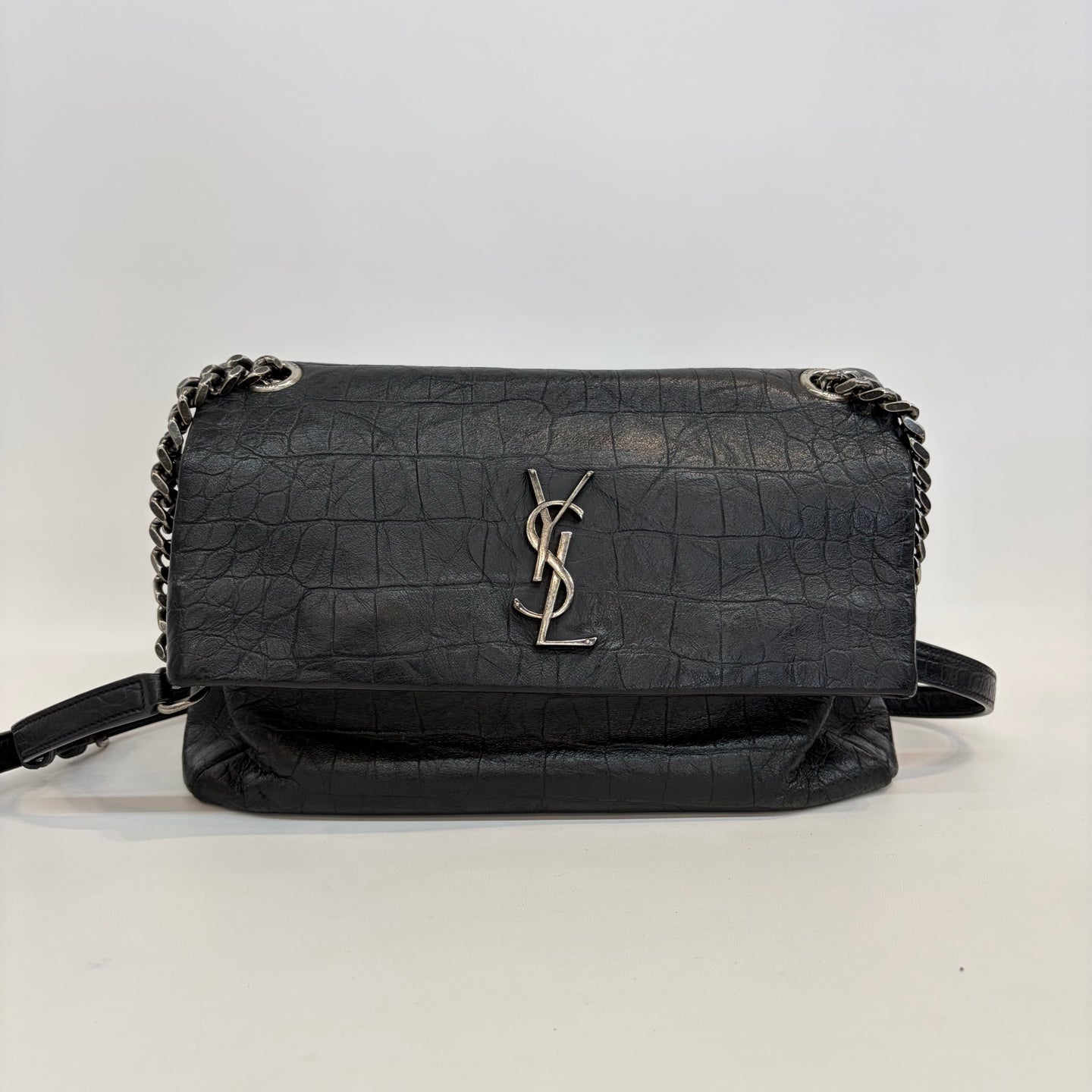 Saint Laurent - Hollywood - Leather - Black - (medium)