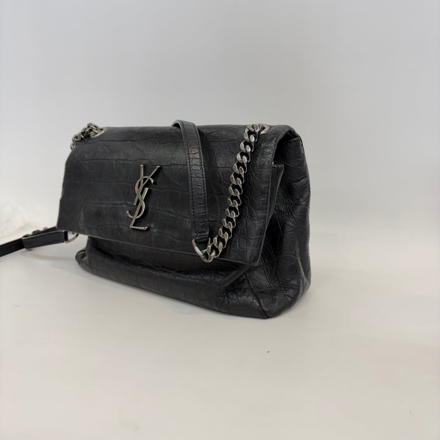 Saint Laurent - Hollywood - Leather - Black - (medium)