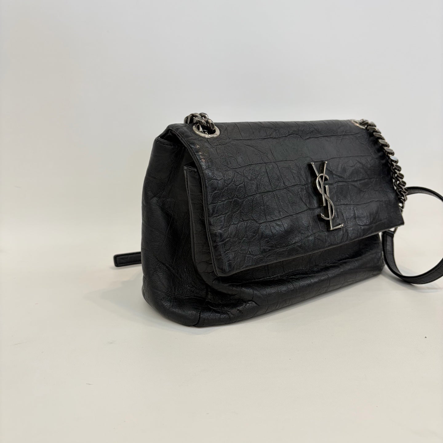 Saint Laurent - Hollywood - Leather - Black - (medium)
