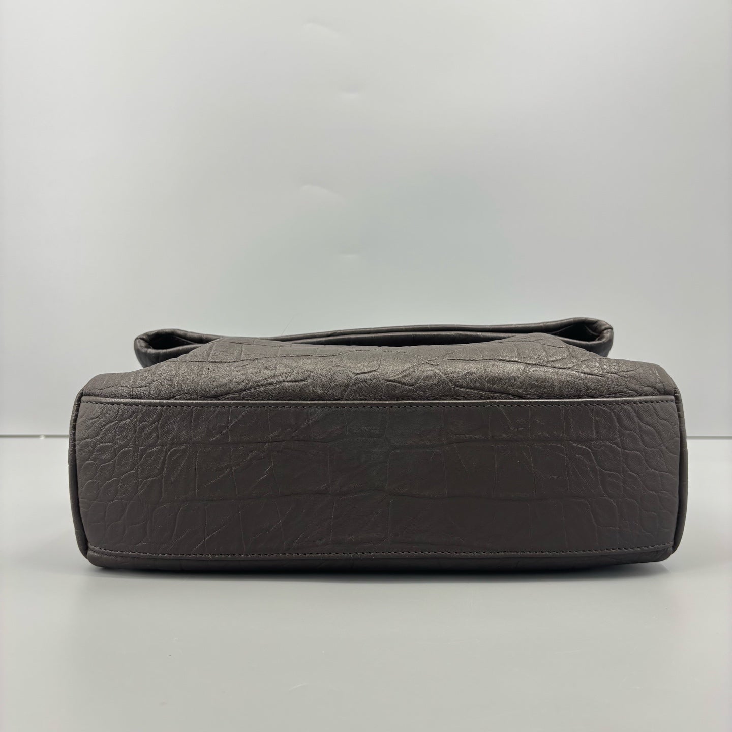 Saint Laurent - Hollywood - Leather - Grey - (small)