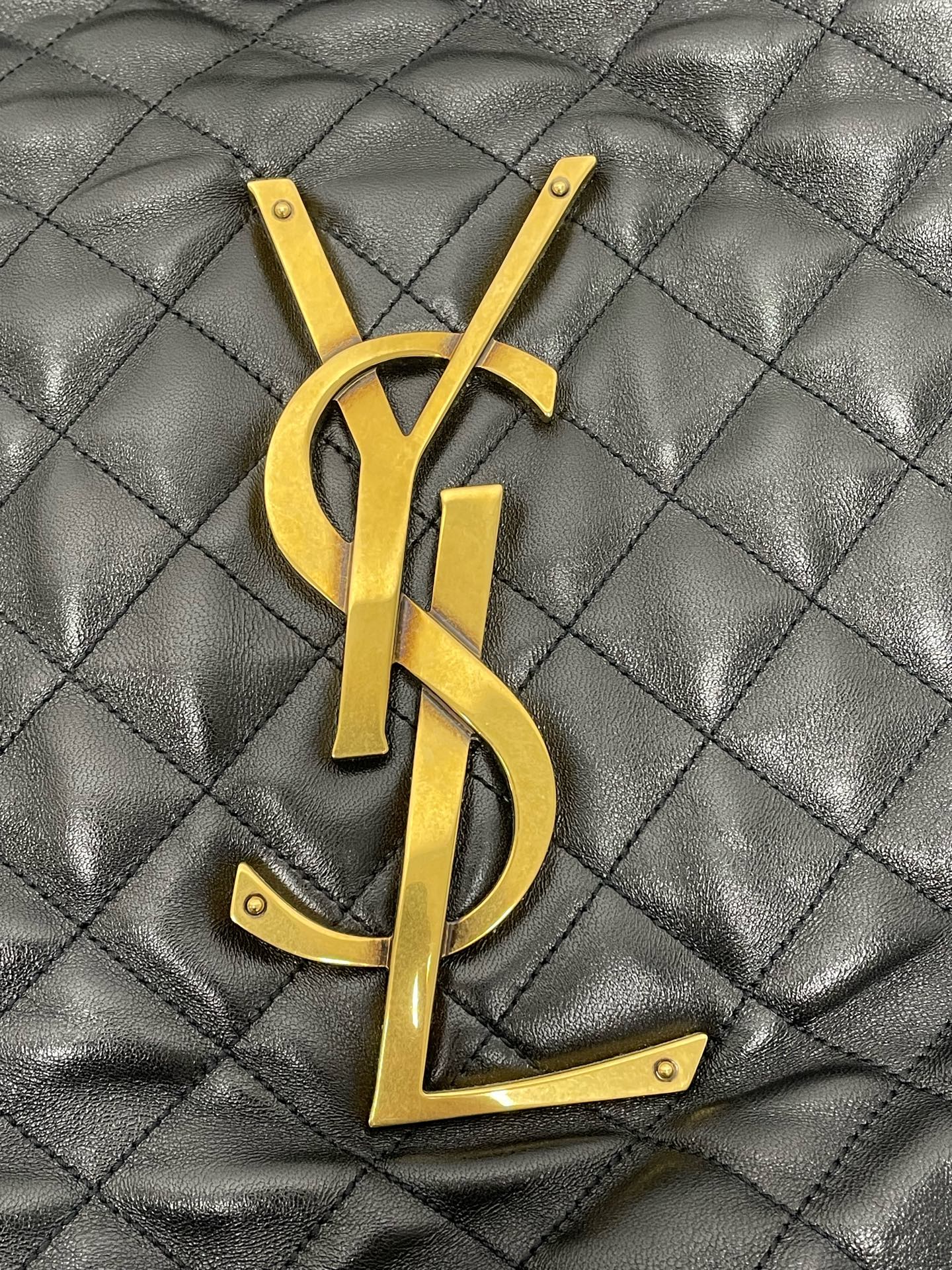 Saint Laurent - ICARE - Leather - Black - (large)