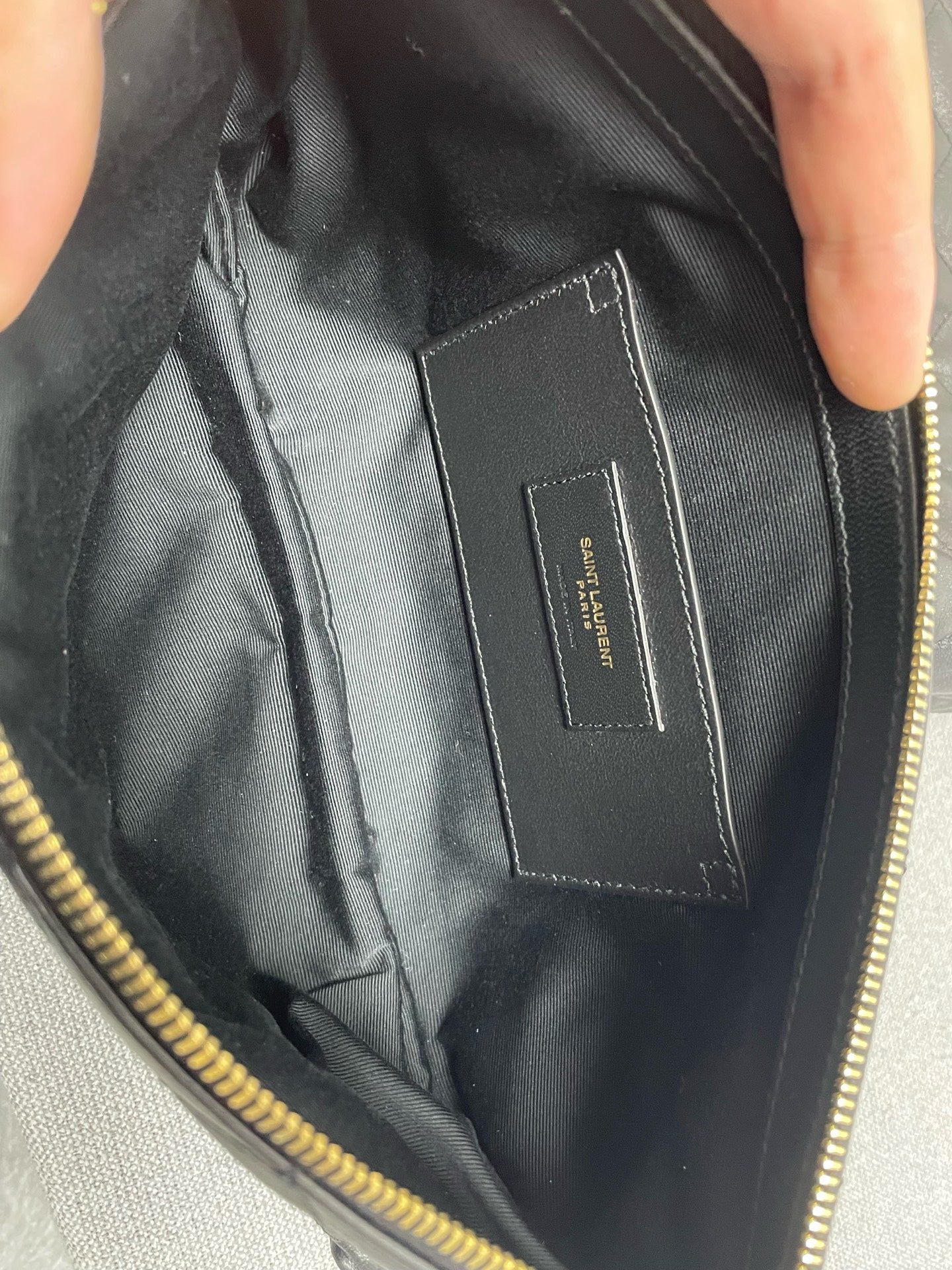Saint Laurent - ICARE - Leather - Black - (large)