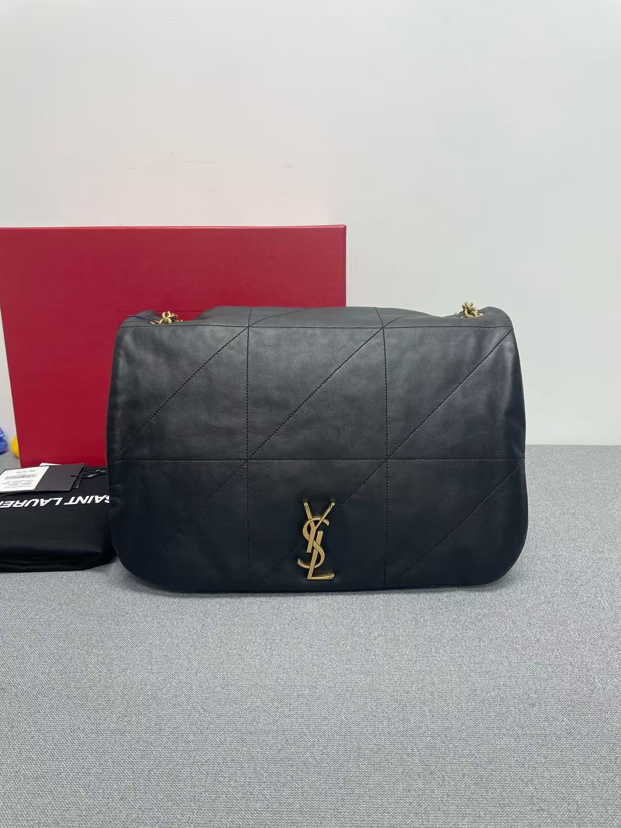 Saint Laurent - Jamie 4.3 - Lambskin leather - Black - (large)