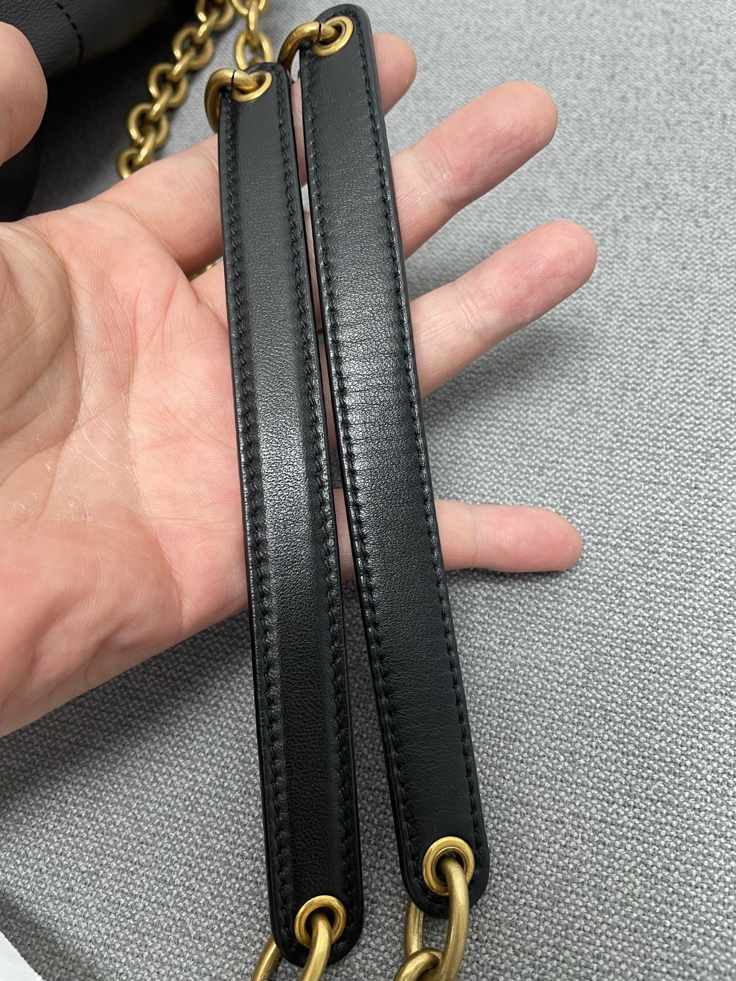 Saint Laurent - Jamie - Leather - Black - (large)