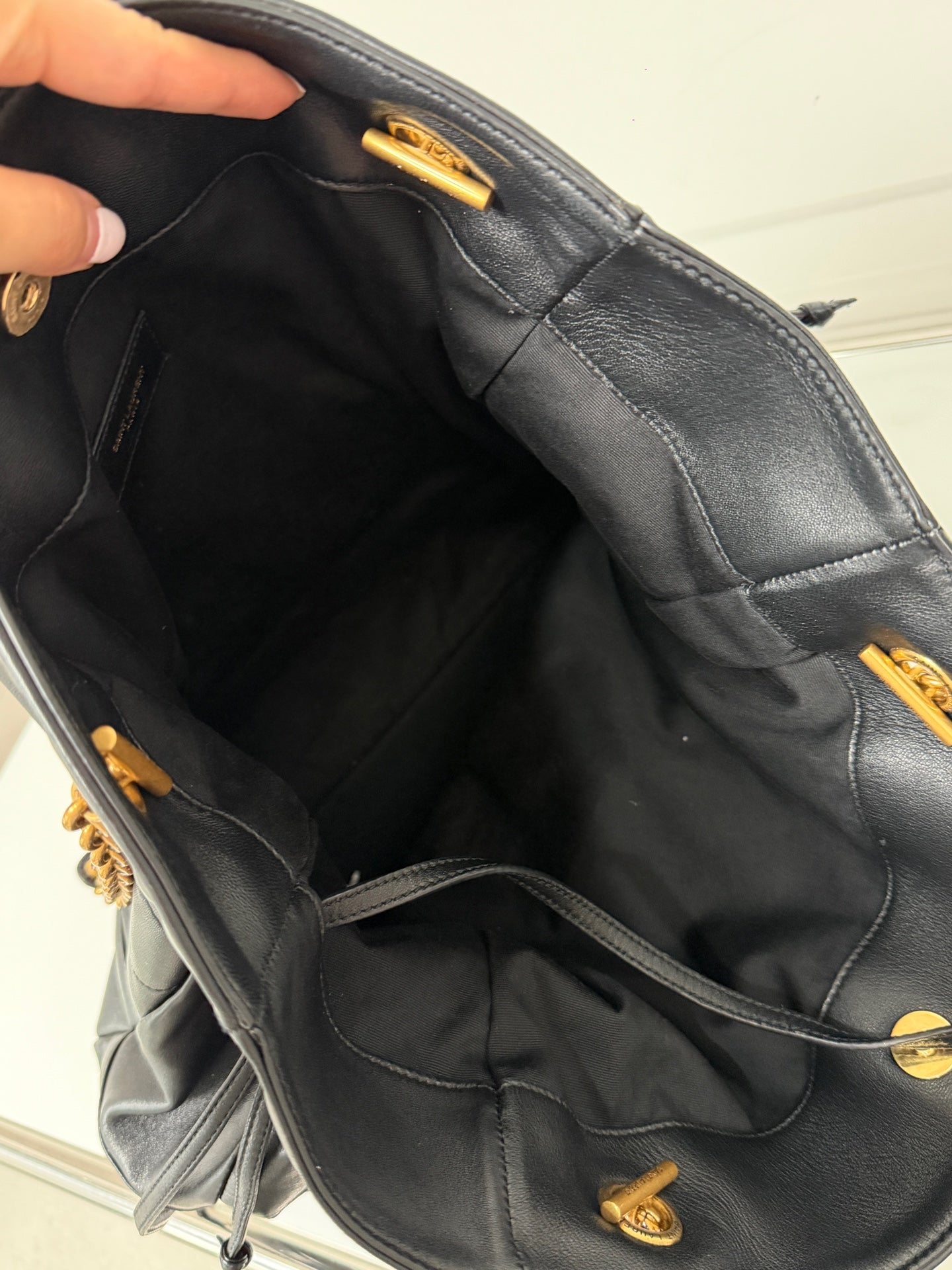 Saint Laurent - Jamie - Leather - Black - (medium)