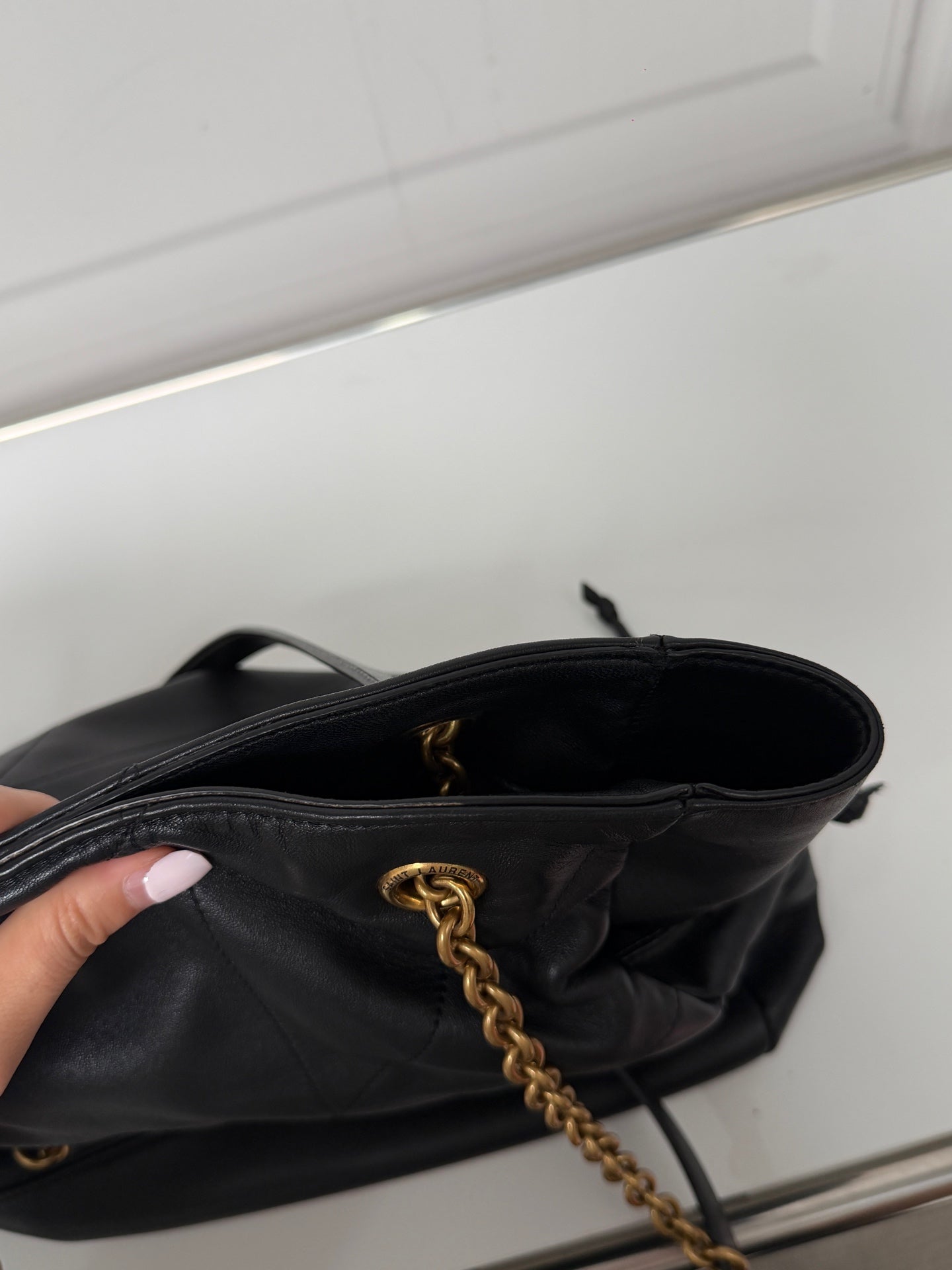 Saint Laurent - Jamie - Leather - Black - (medium)