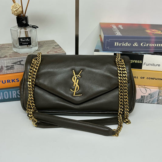 Saint Laurent - Jamie - Leather - Brown - (Medium)