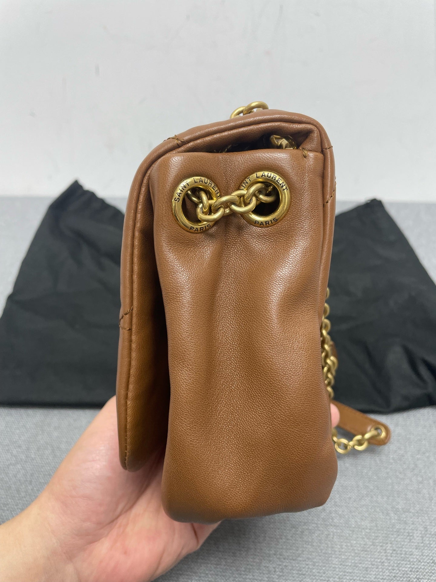 Saint Laurent - Jamie - Leather - Camel - (Small)