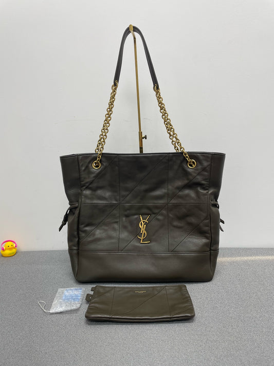 Saint Laurent - Jamie - Leather - Green - (large)