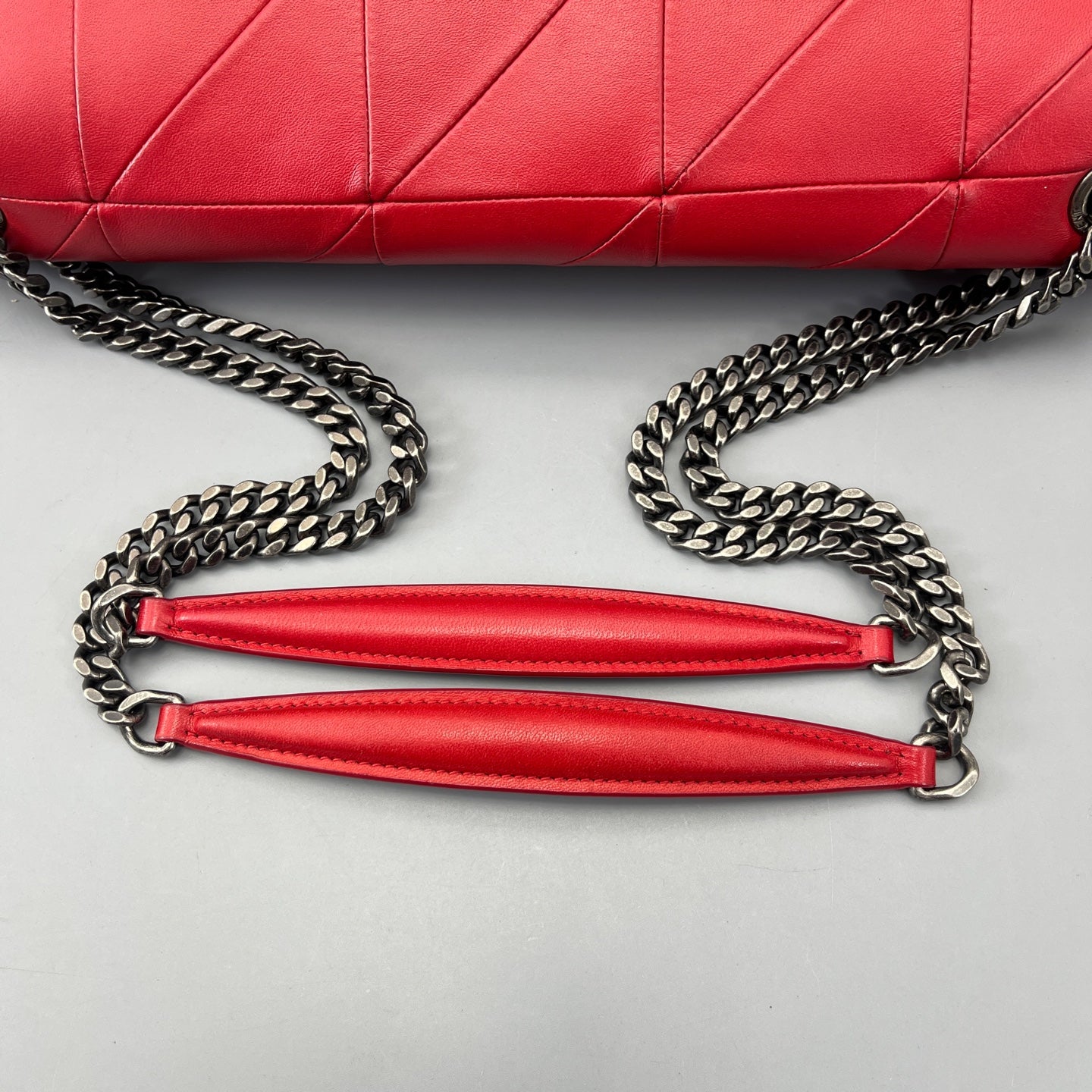 Saint Laurent - Jamie - Leather - Red - (large)