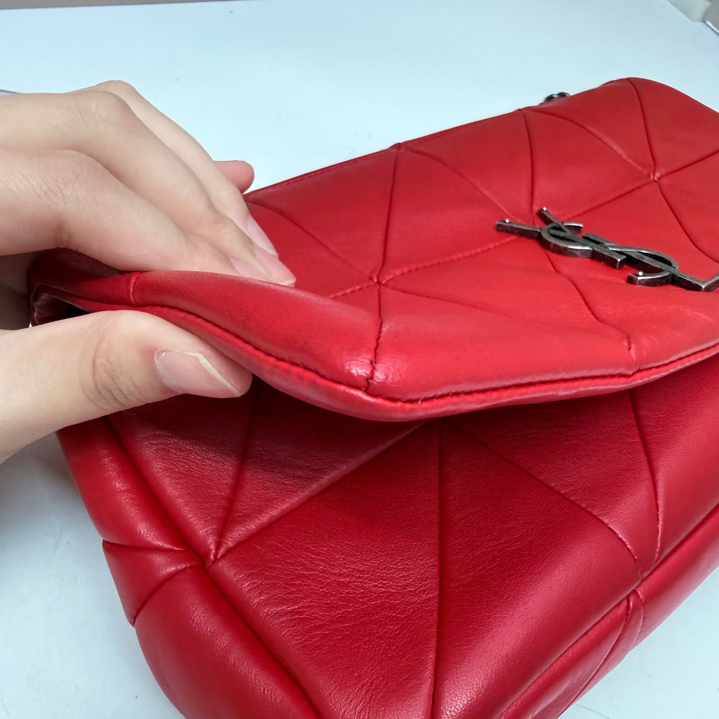 Saint Laurent - Jamie - Leather - Red - (medium)